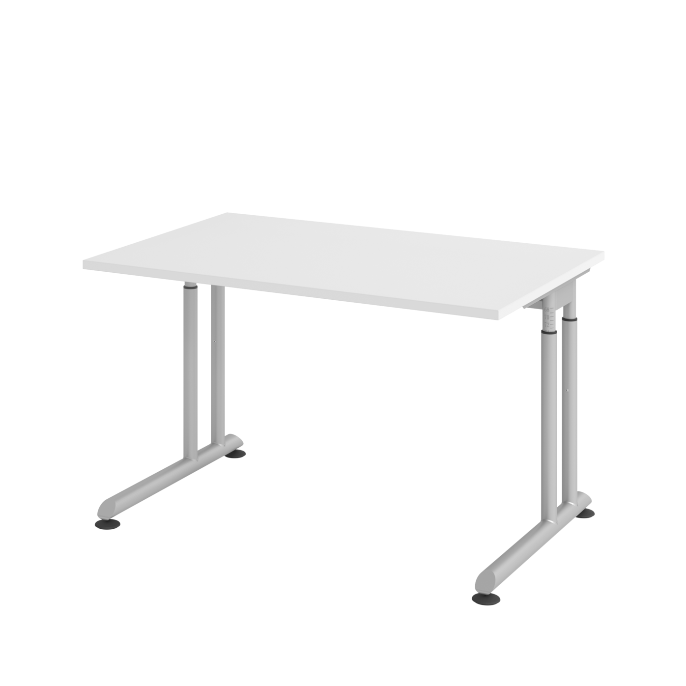 Schreibtisch ZS12 C-Fuß 120x80cm