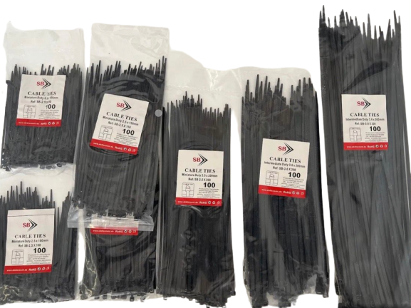 Kabelbinder Set 7-teilig schwarz [700 Stück]