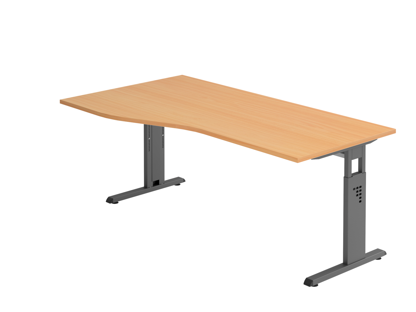 Schreibtisch OS18, 180 x 100/80cm