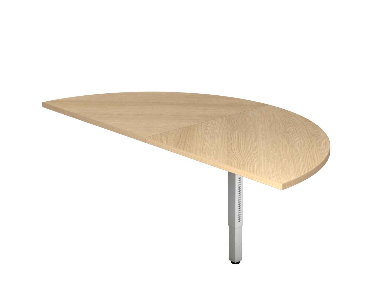 Anbautisch 2xViertelkreis RA160, 160 x 80 cm