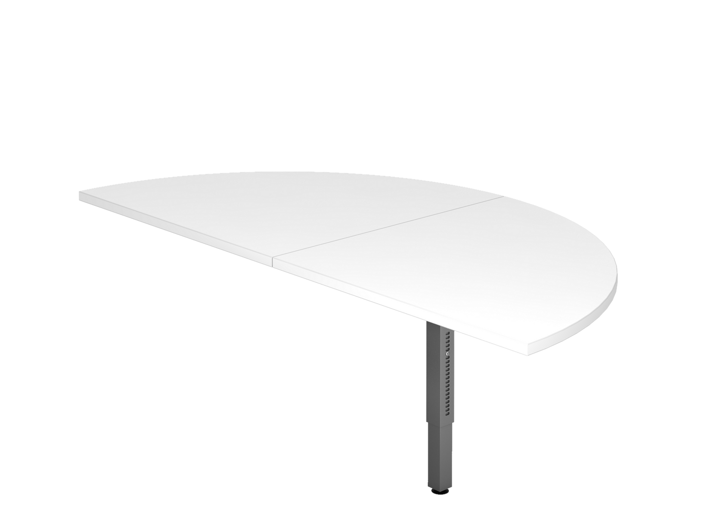 Anbautisch 2xViertelkreis RA160, 160 x 80 cm