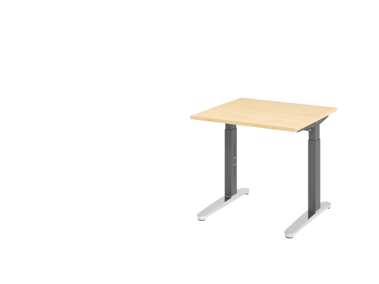 Schreibtisch XB08 C-Fuß 80x80cm