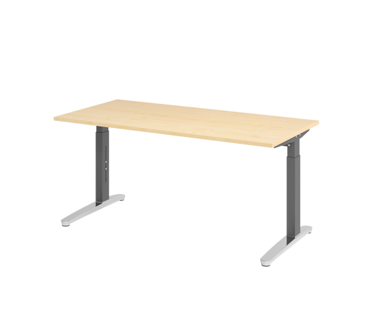 Schreibtisch XB16 C-Fuß 160x80cm