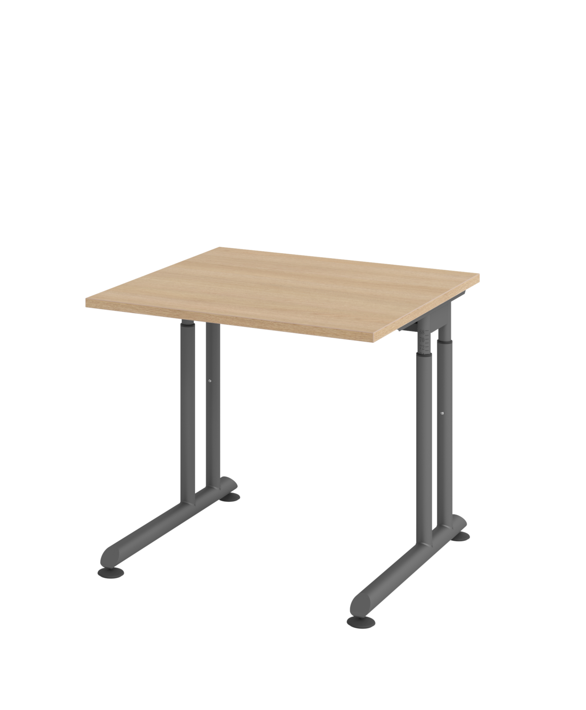 Schreibtisch ZS08 C-Fuß 80x80cm
