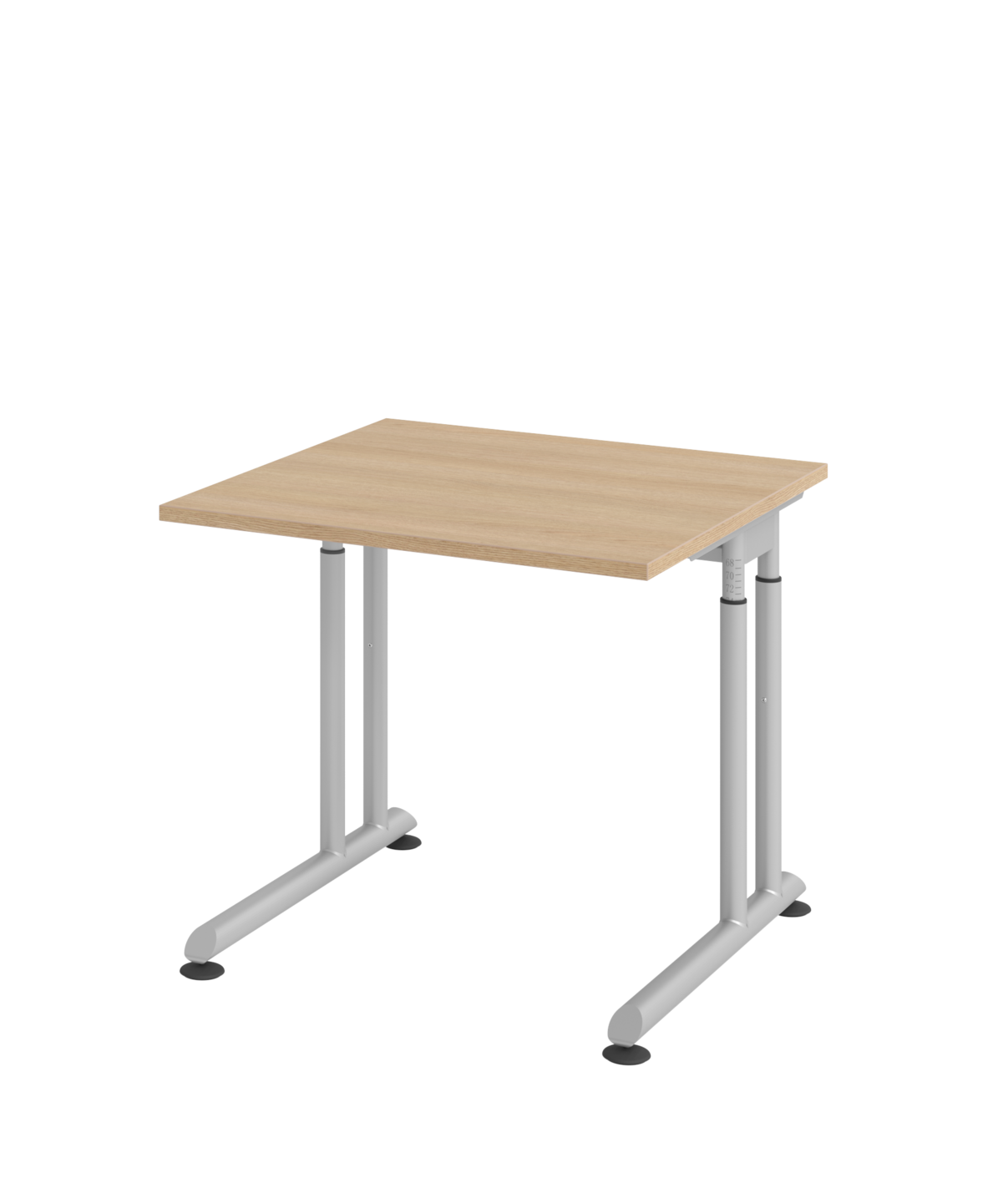 Schreibtisch ZS08 C-Fuß 80x80cm