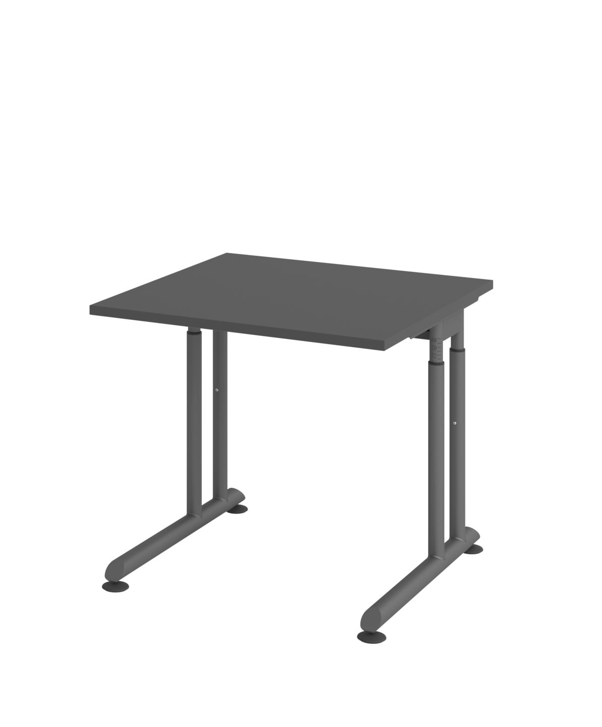 Schreibtisch ZS08 C-Fuß 80x80cm