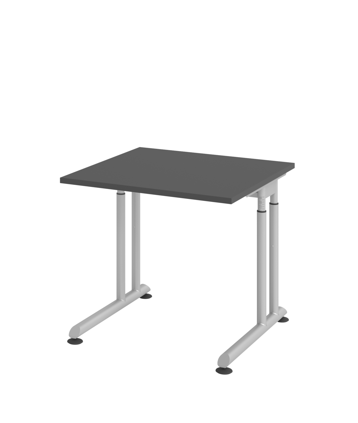 Schreibtisch ZS08 C-Fuß 80x80cm