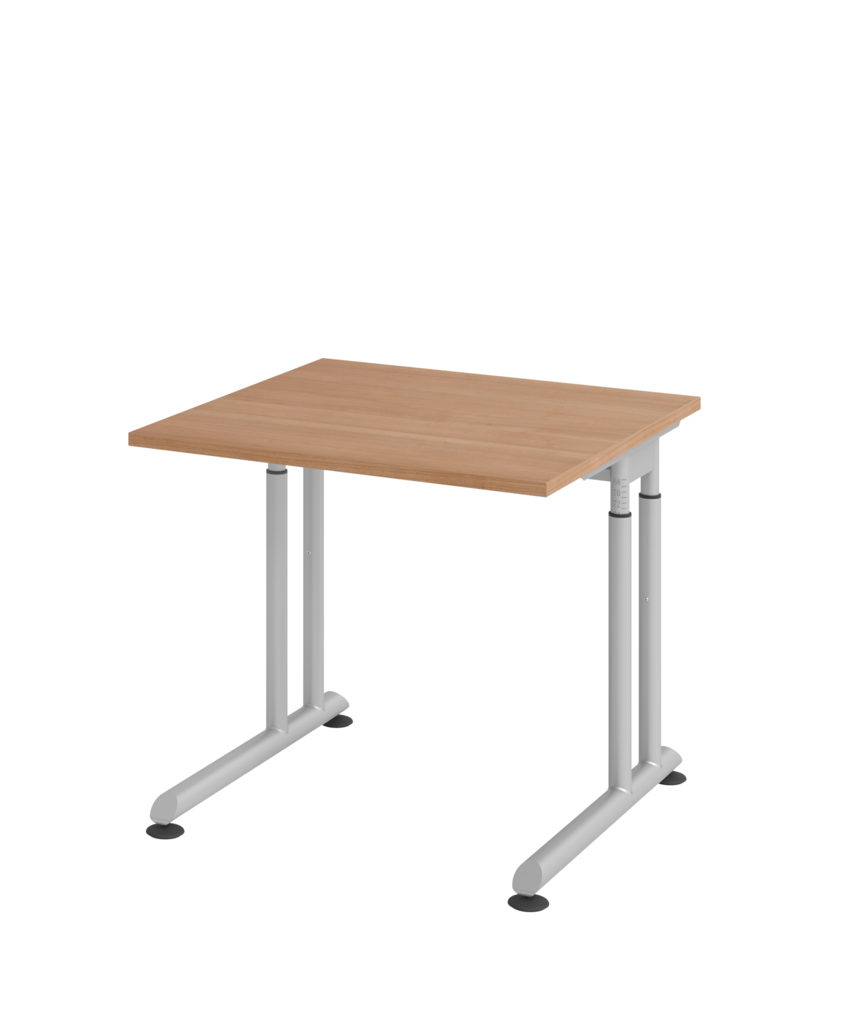 Schreibtisch ZS08 C-Fuß 80x80cm