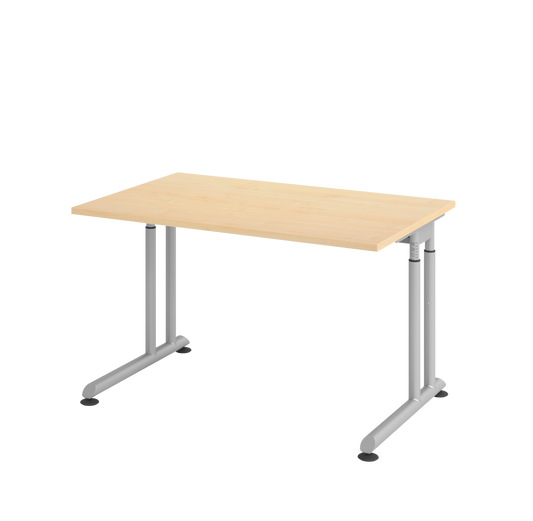 Schreibtisch ZS12 C-Fuß 120x80cm