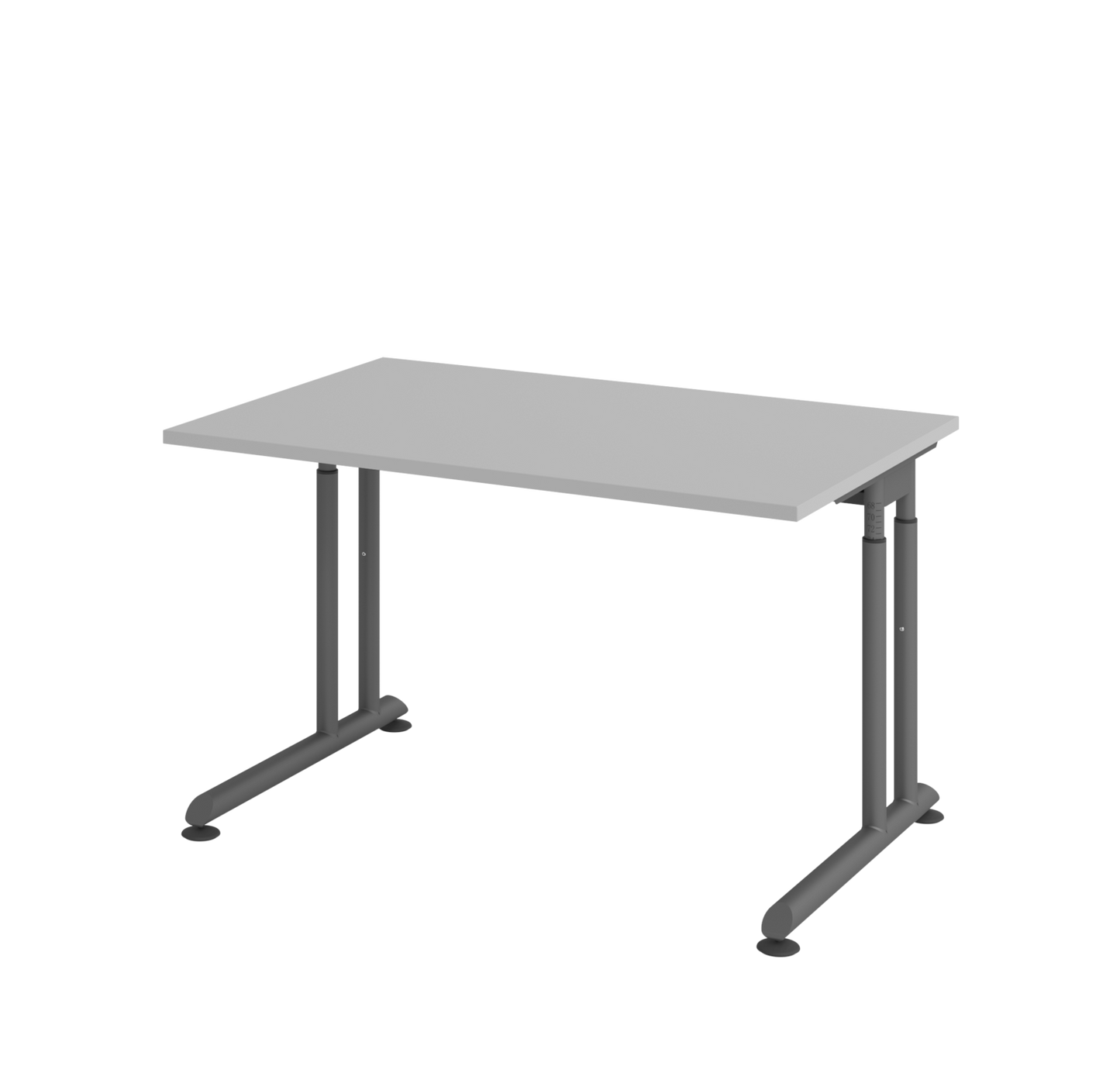 Schreibtisch ZS12 C-Fuß 120x80cm