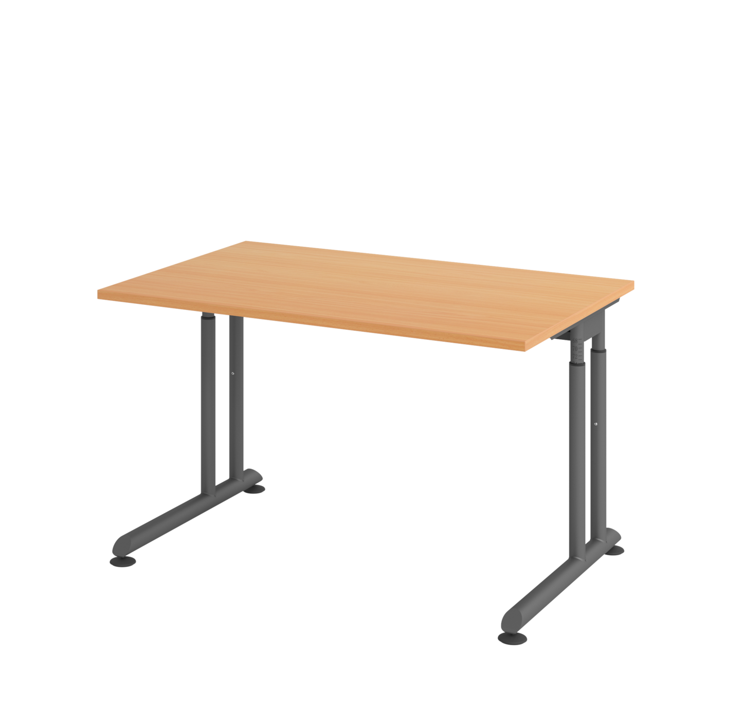 Schreibtisch ZS12 C-Fuß 120x80cm