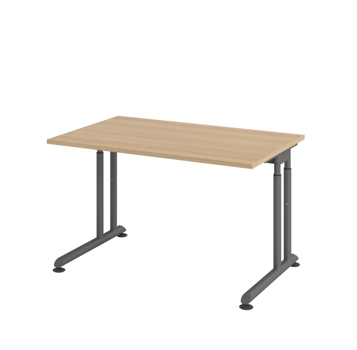 Schreibtisch ZS12 C-Fuß 120x80cm