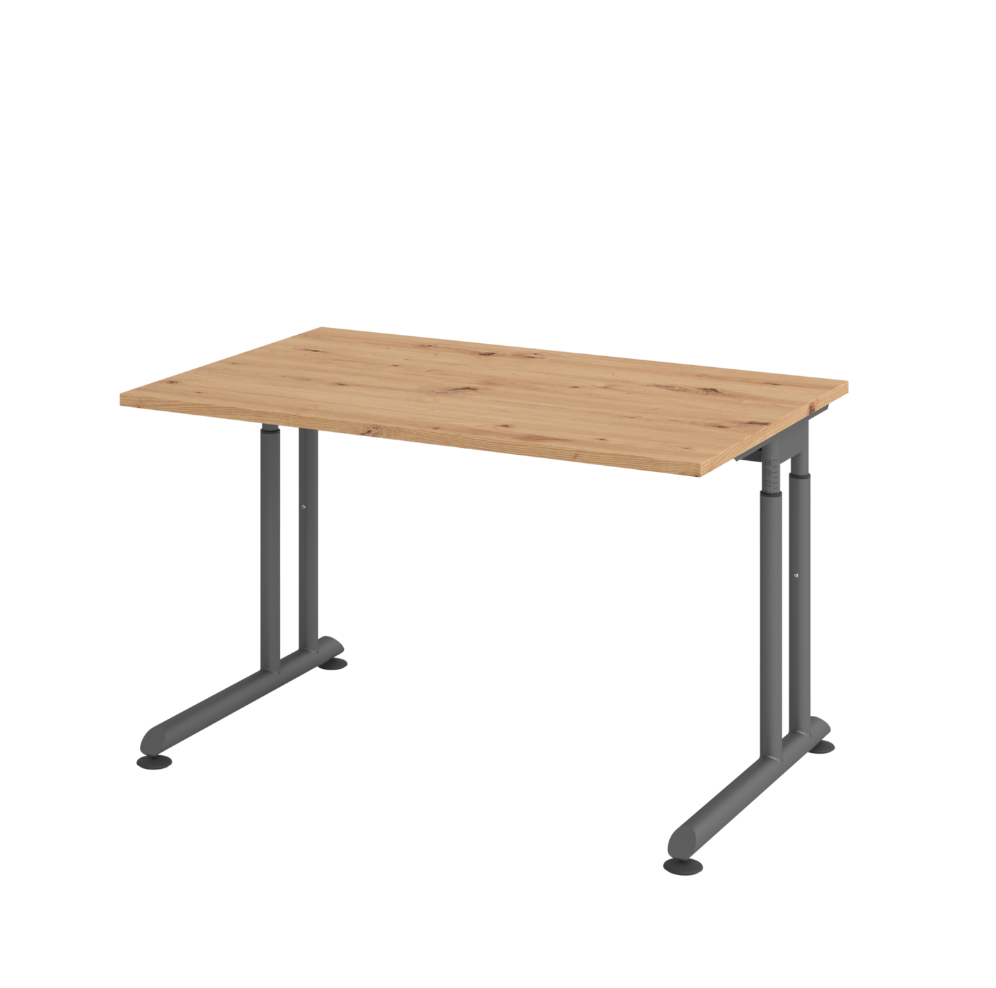 Schreibtisch ZS12 C-Fuß 120x80cm