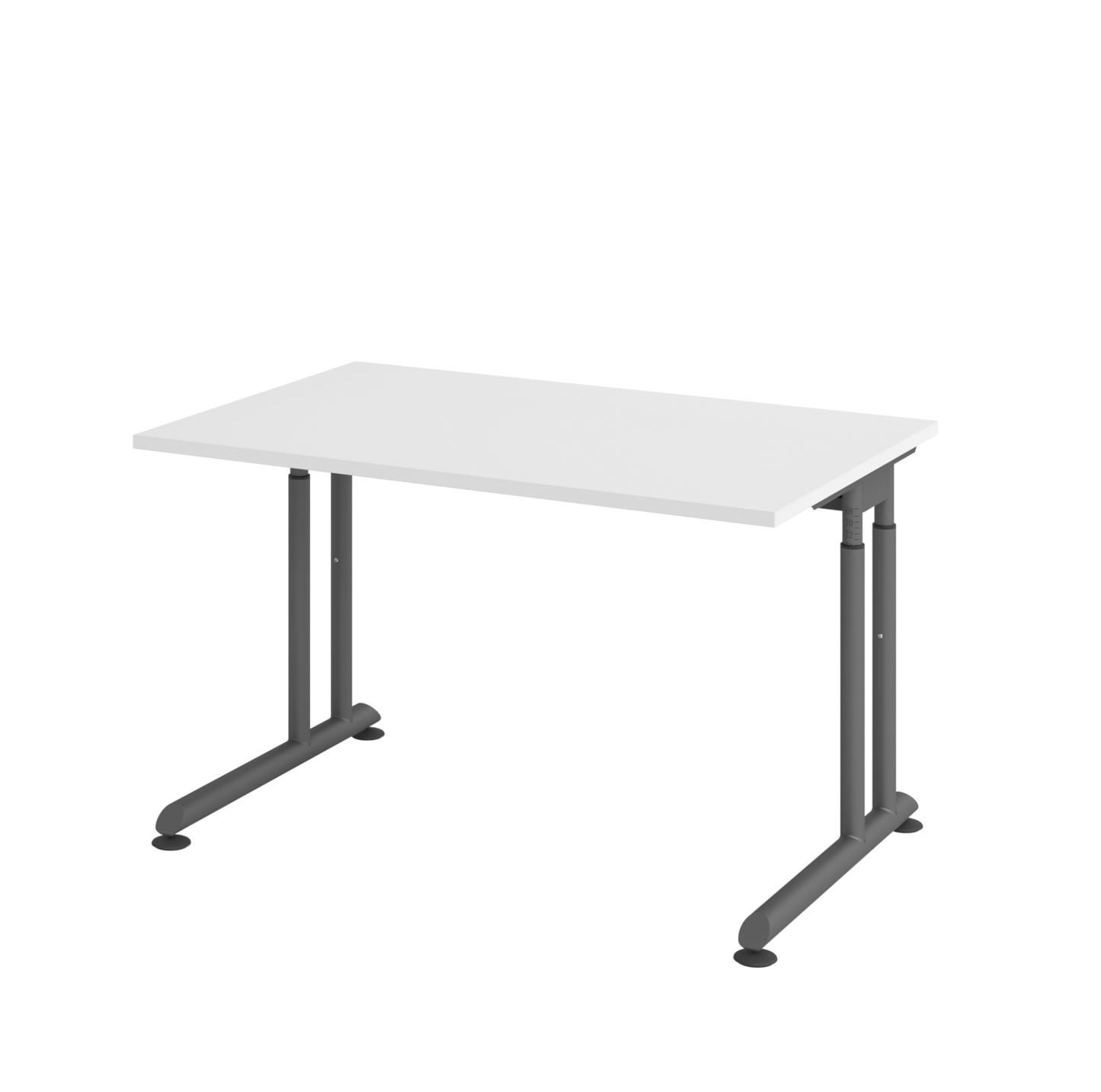 Schreibtisch ZS12 C-Fuß 120x80cm