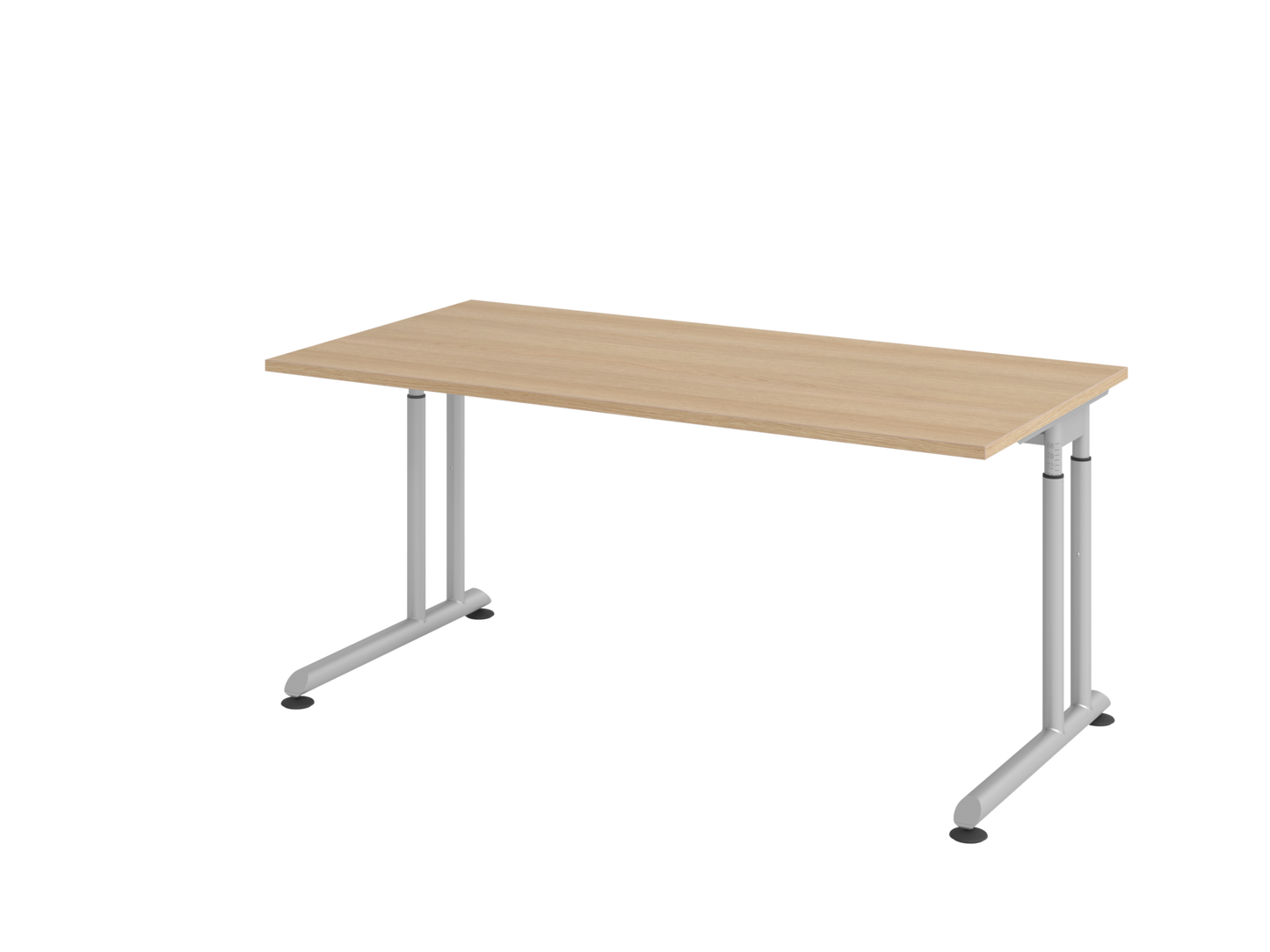 Schreibtisch ZS16 C-Fuß 160x80cm