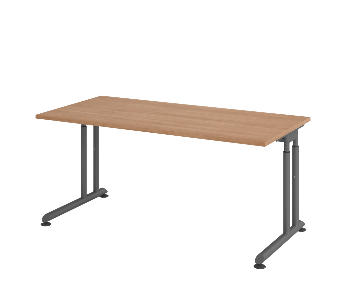 Schreibtisch ZS16 C-Fuß 160x80cm