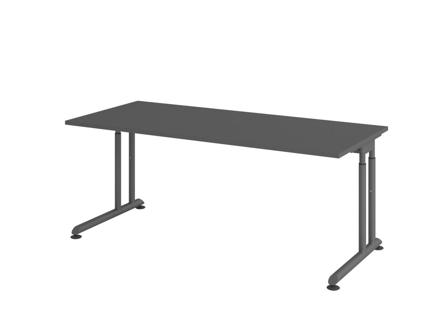 Schreibtisch ZS19 C-Fuß 180x80cm