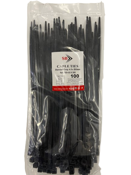 Kabelbinder Set 10-teilig schwarz [1000 Stück]